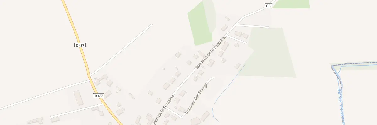Plan du 17 Rue Jean de la Fontaine à Abbécourt