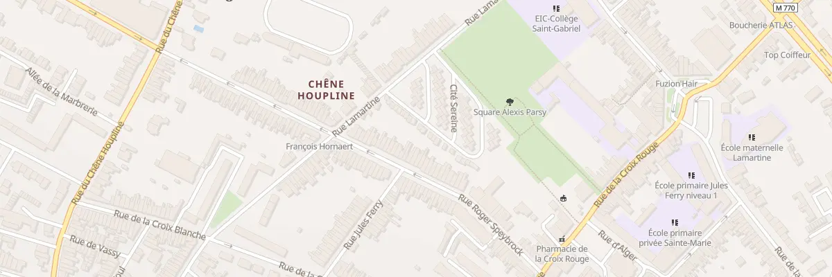 Plan du 64 Rue Roger Speybrock à Tourcoing