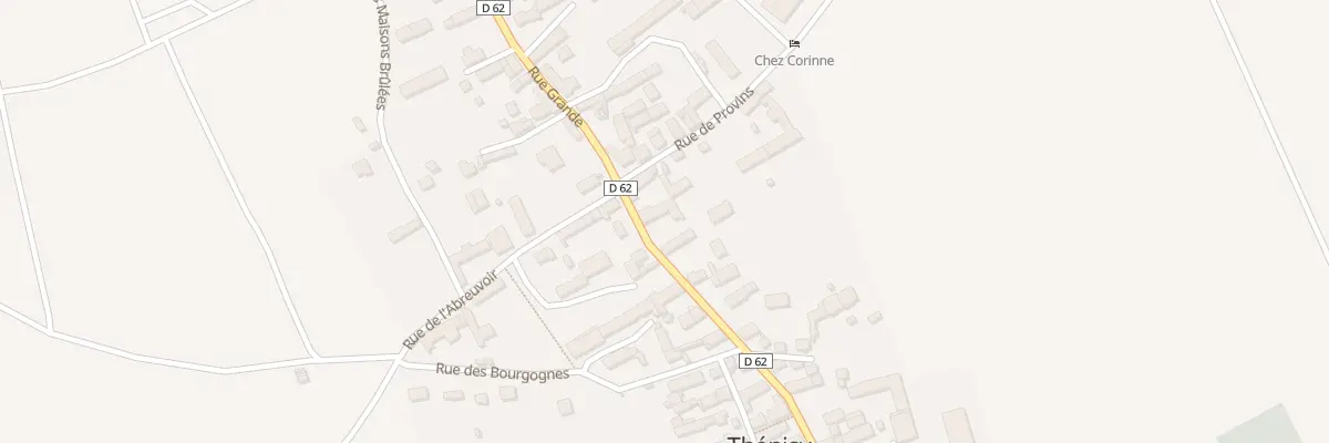 Plan du 64 Rue Grande à Thénisy