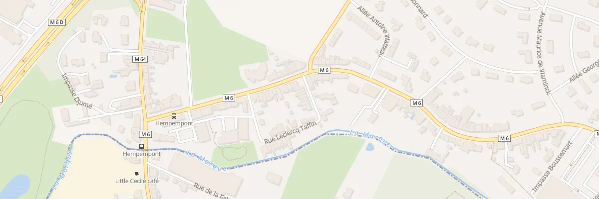 Plan du 6 Rue Leclercq Taffin à Hem