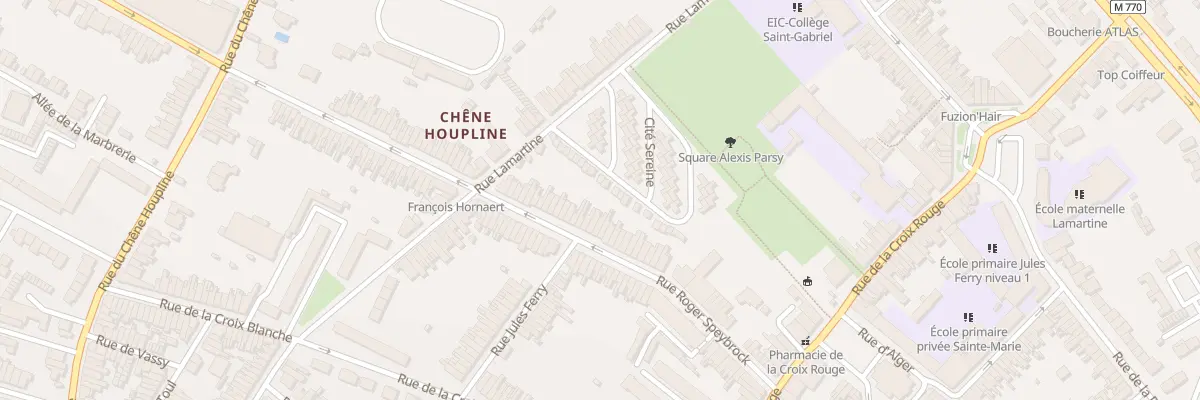 Plan du 62 Rue Roger Speybrock à Tourcoing