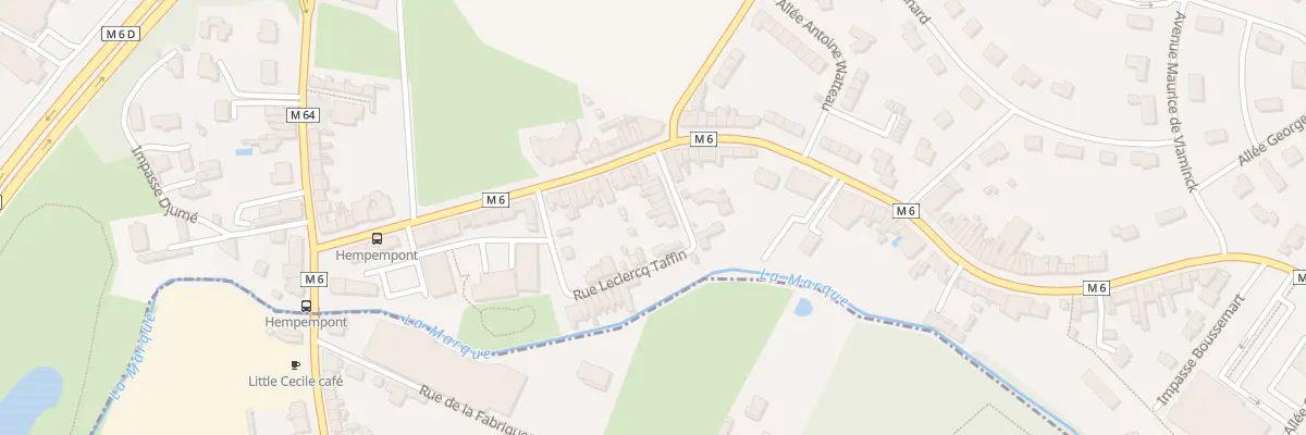Plan du 10 Rue Leclercq Taffin à Hem