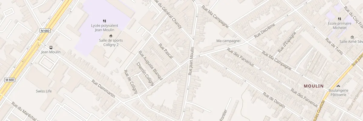Plan du 6 Rue Daguesseau à Roubaix