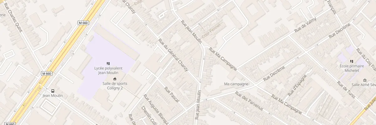 Plan du 83 Rue du Général Chanzy à Roubaix