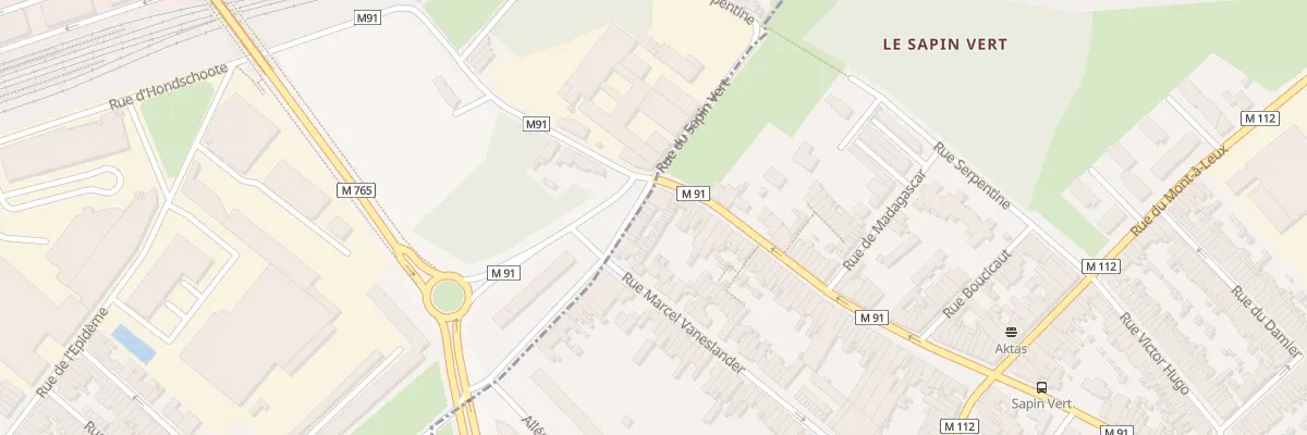 Plan du 1 Rue du Haut Vinage à Wattrelos