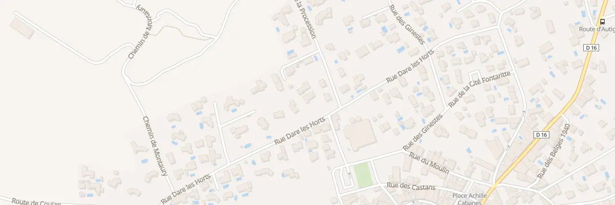Plan du 12 Rue de Dare des Horts à Saint-Geniès-de-Fontedit