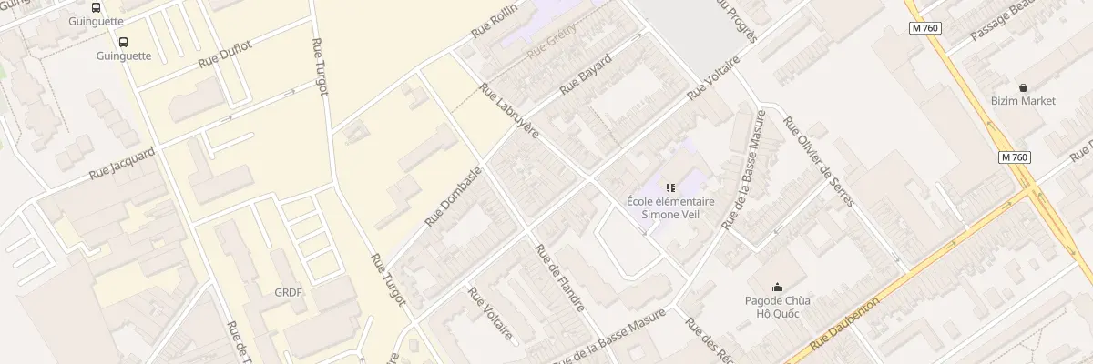 Plan du 67 Rue Voltaire à Roubaix