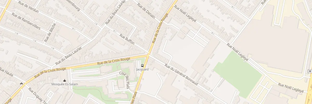 Plan du 168 Rue de la Croix Rouge à Tourcoing