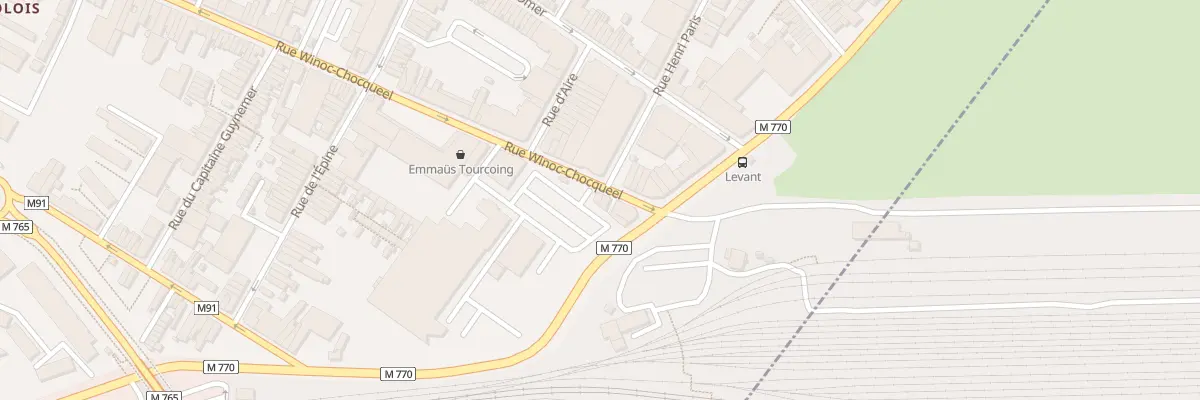 Plan du 218 Rue Winoc Chocqueel à Tourcoing