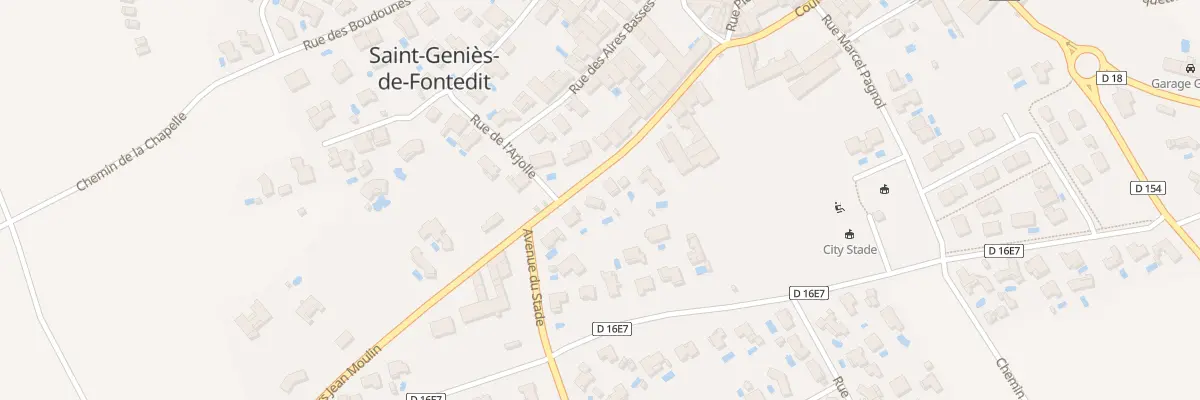 Plan du 13 Crs Jean Moulin à Saint-Geniès-de-Fontedit