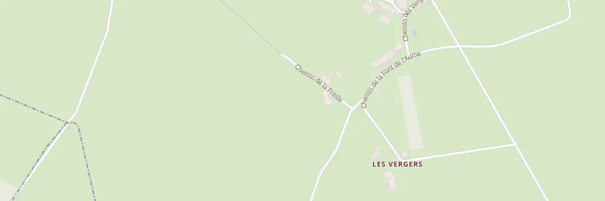 Plan du 3 Che de la Presle à Fleuriel