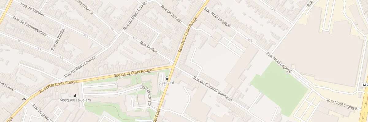Plan du 170 Rue de la Croix Rouge à Tourcoing