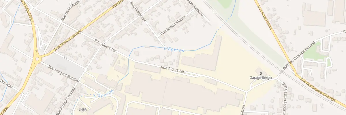 Plan du 14B Rue Albert 1er à Nevers