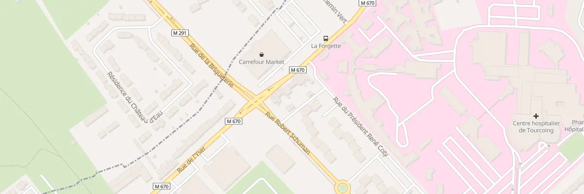 Plan du 320 Rue de l’Yser à Tourcoing
