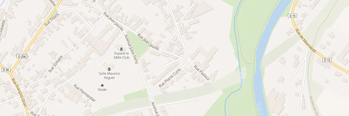 Plan du 38 Rue Jean Jaures à Marcoing