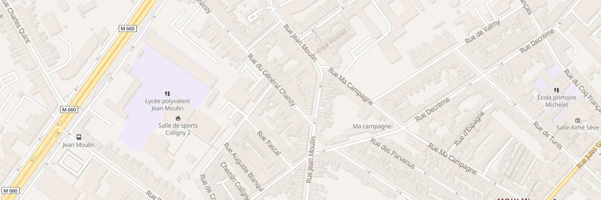 Plan du 89 Rue du Général Chanzy à Roubaix