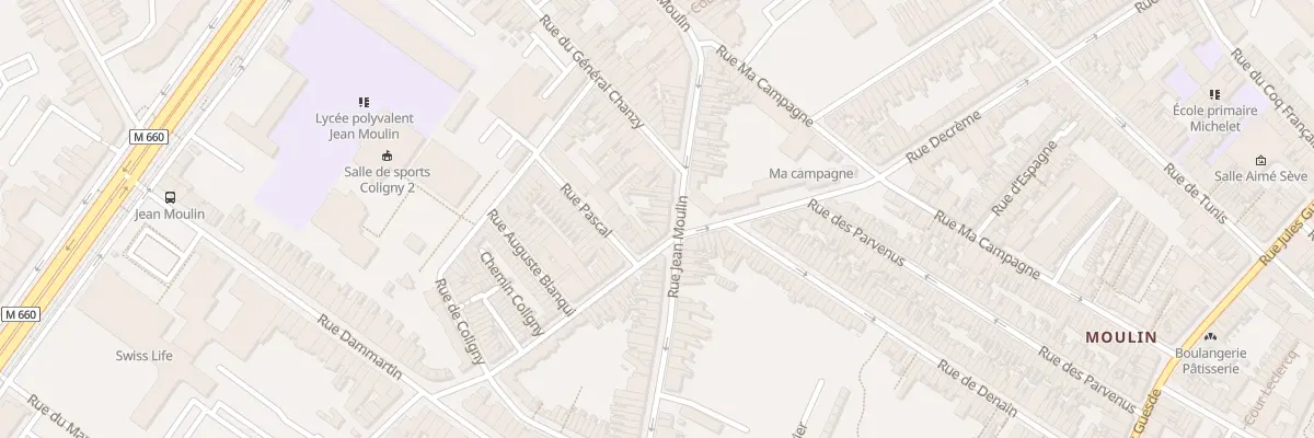 Plan du 144 Rue Jean Moulin à Roubaix