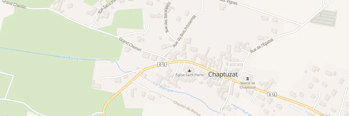 Plan du 38 Rte du Château à Chaptuzat