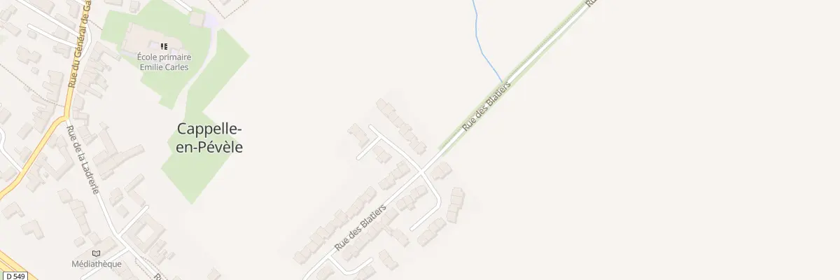 Plan du 57 Rue des Blatiers à Cappelle-en-Pévèle
