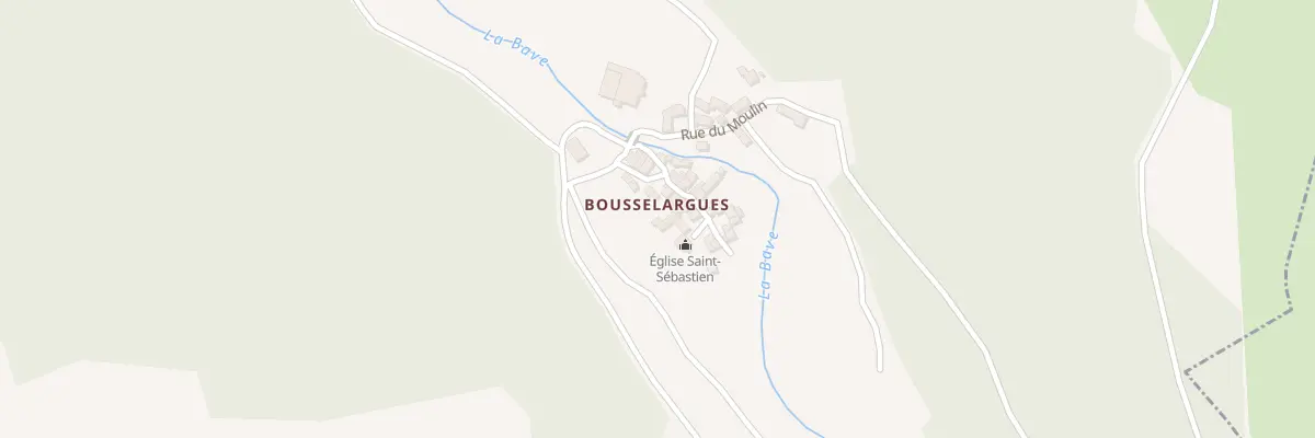 Plan du 5459 Bousselargues à Blesle