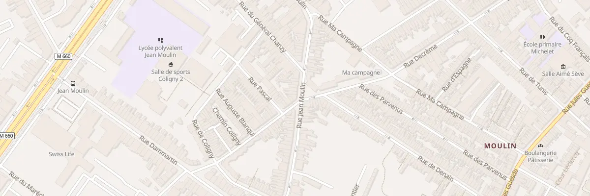 Plan du 146 Rue Jean Moulin à Roubaix