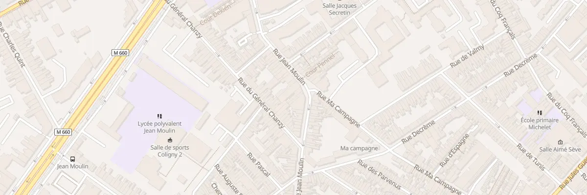 Plan du 110 Rue Jean Moulin à Roubaix