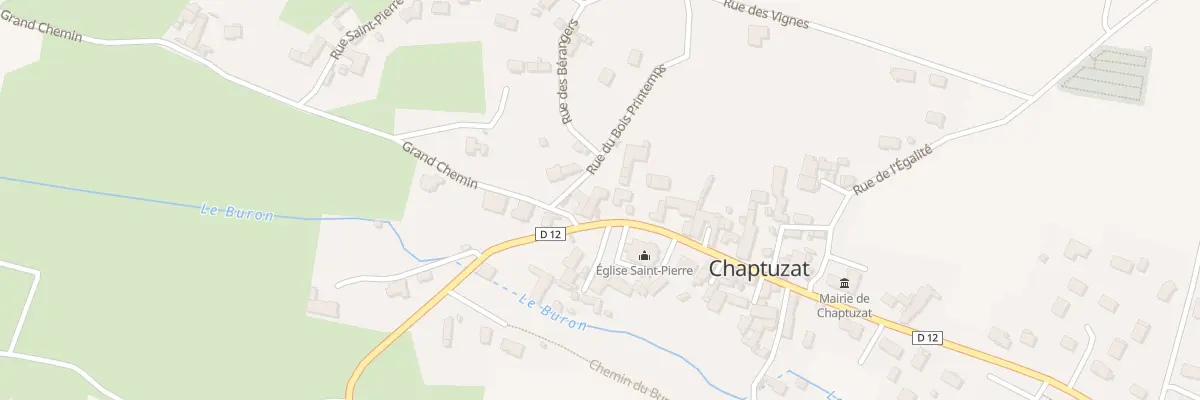 Plan du 36 Rte du Château à Chaptuzat