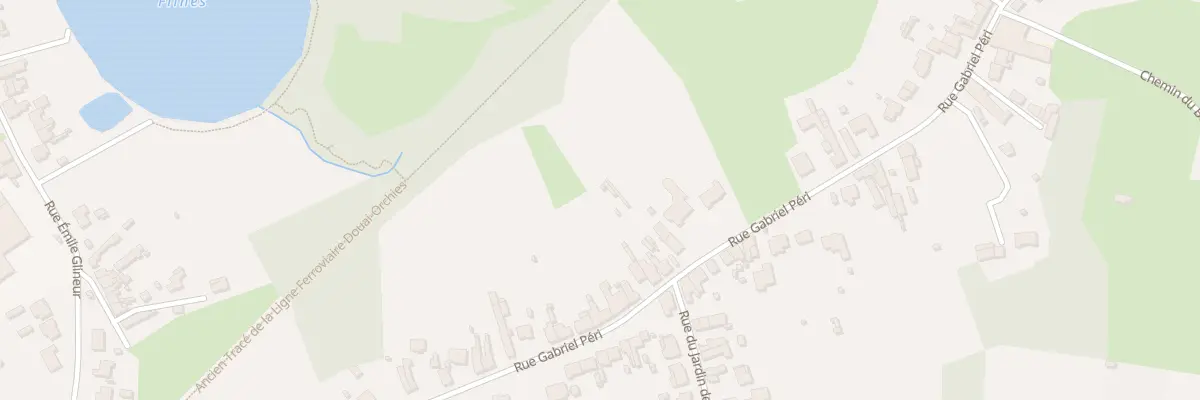 Plan du 68 Rue Gabriel Peri à Flines-lez-Raches