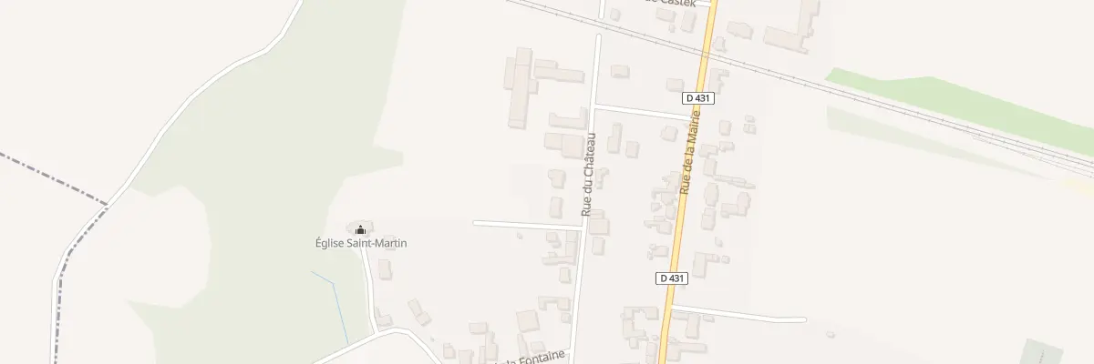 Plan du 9T Rue du Chateau à Annois