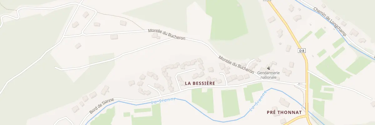 Plan du 5693I La Bessiere à Blesle