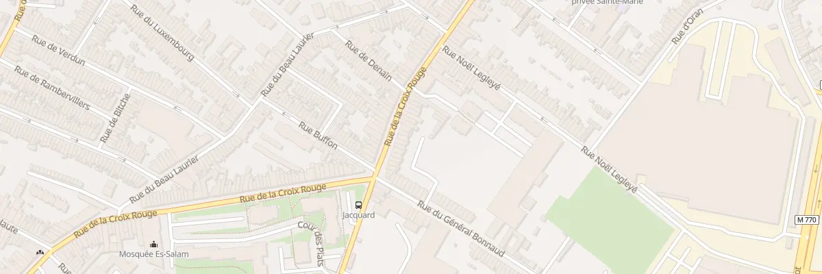 Plan du 184 Rue de la Croix Rouge à Tourcoing