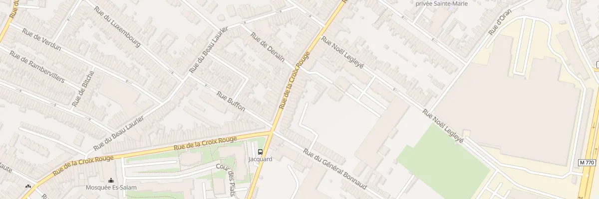 Plan du 186 Rue de la Croix Rouge à Tourcoing