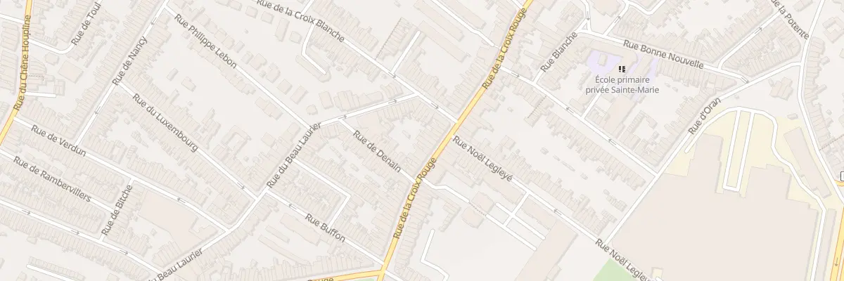 Plan du 231 Rue de la Croix Rouge à Tourcoing