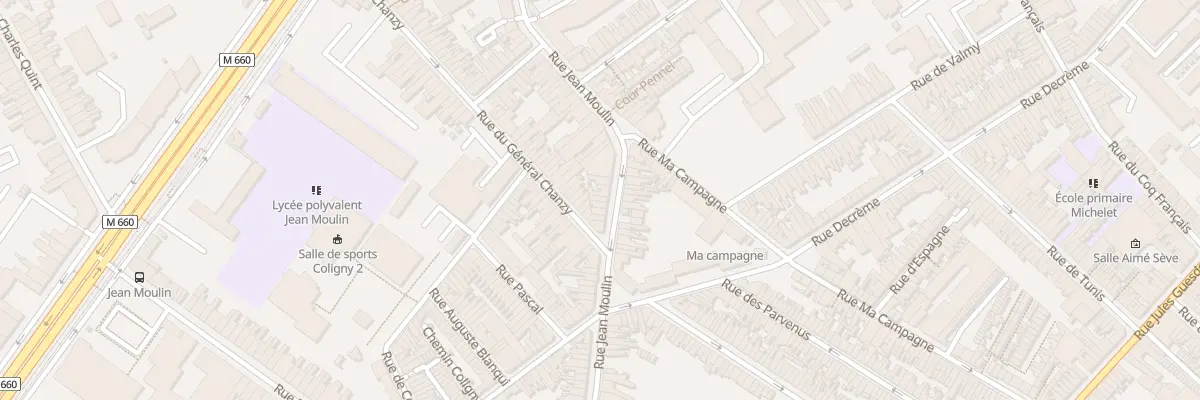 Plan du 126 Rue Jean Moulin à Roubaix