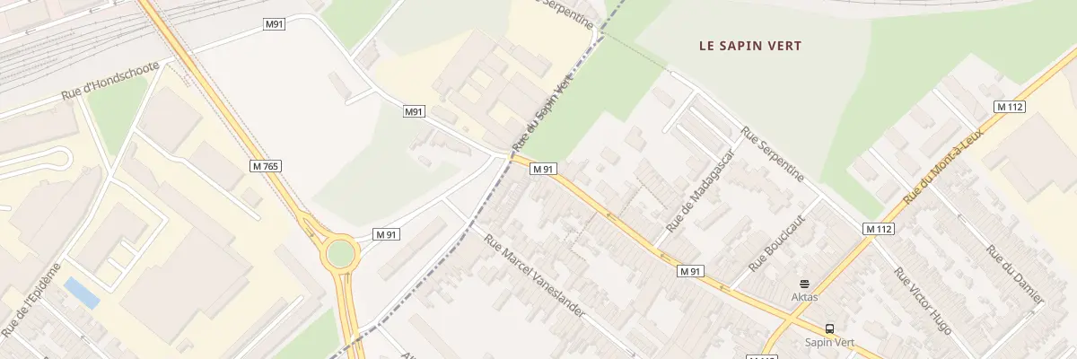 Plan du 107 Rue du Tilleul à Wattrelos