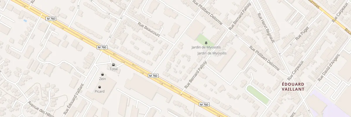 Plan du 91 Rue Pigouche à Roubaix
