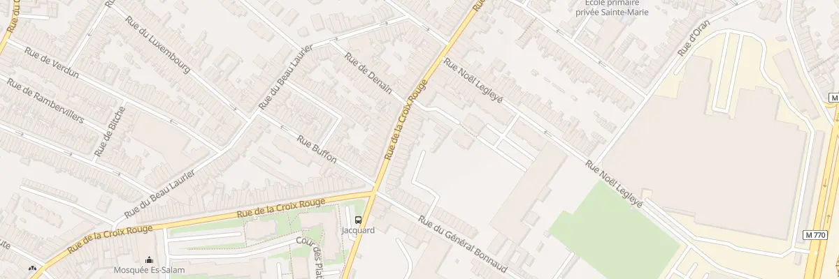 Plan du 192 Rue de la Croix Rouge à Tourcoing