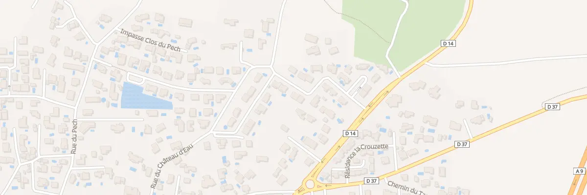 Plan du 22 Rue du Puech Majou à Lespignan