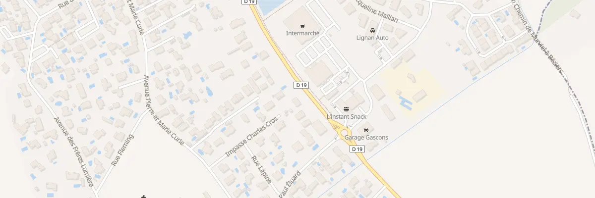 Plan du 634 Av Ingarrigues à Lignan-sur-Orb