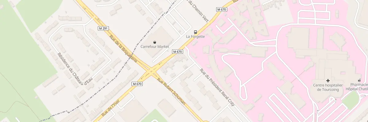 Plan du 328 Rue de l’Yser à Tourcoing