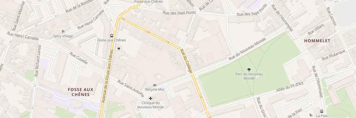 Plan du 167 Rue du Collège à Roubaix