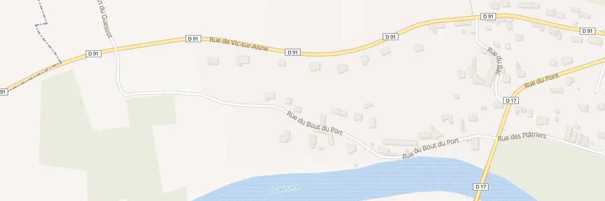 Plan du 18 Rue du Bout du Port à Fontenoy