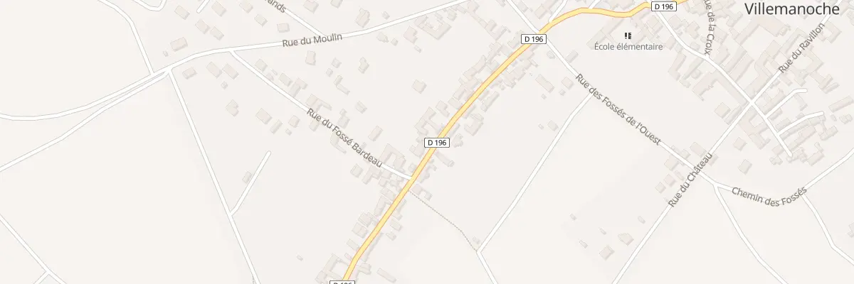 Plan du 40 Rue de la Cave Courteau à Villemanoche