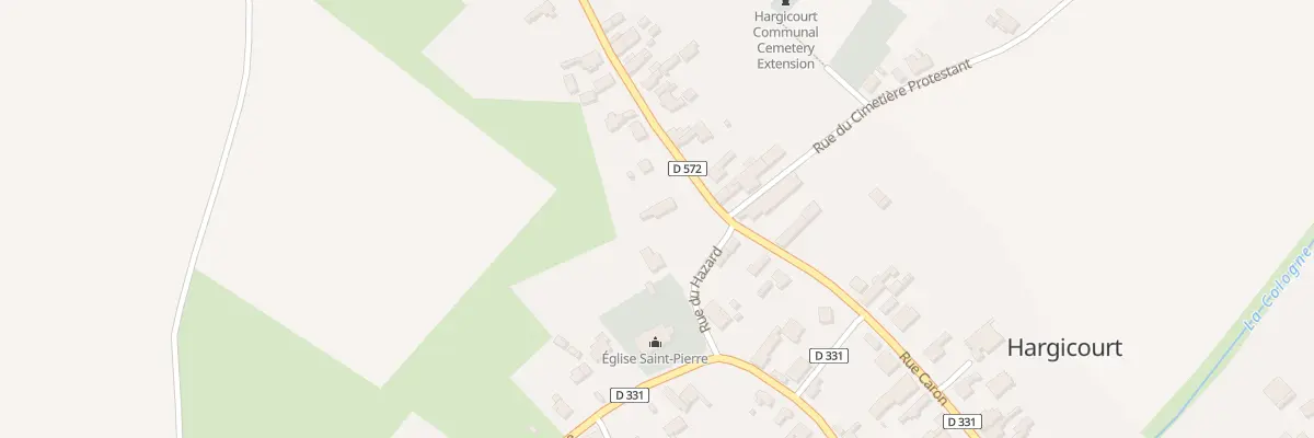 Plan du 1 Rue du Moulin à Hargicourt