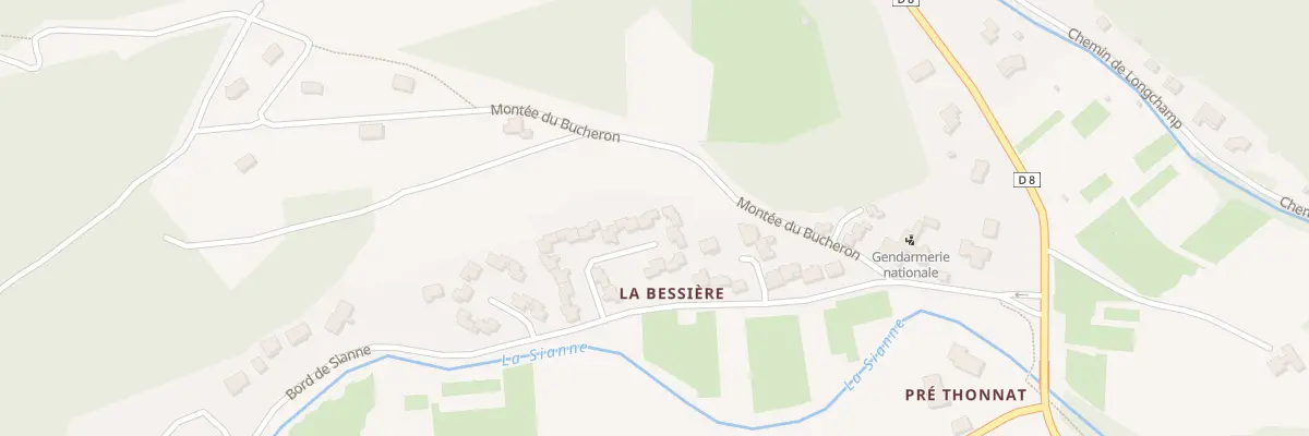 Plan du 5693J La Bessiere à Blesle