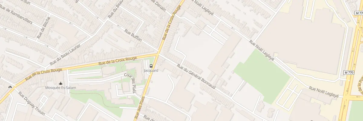 Plan du 21 Rue du Général Bonnaud à Tourcoing