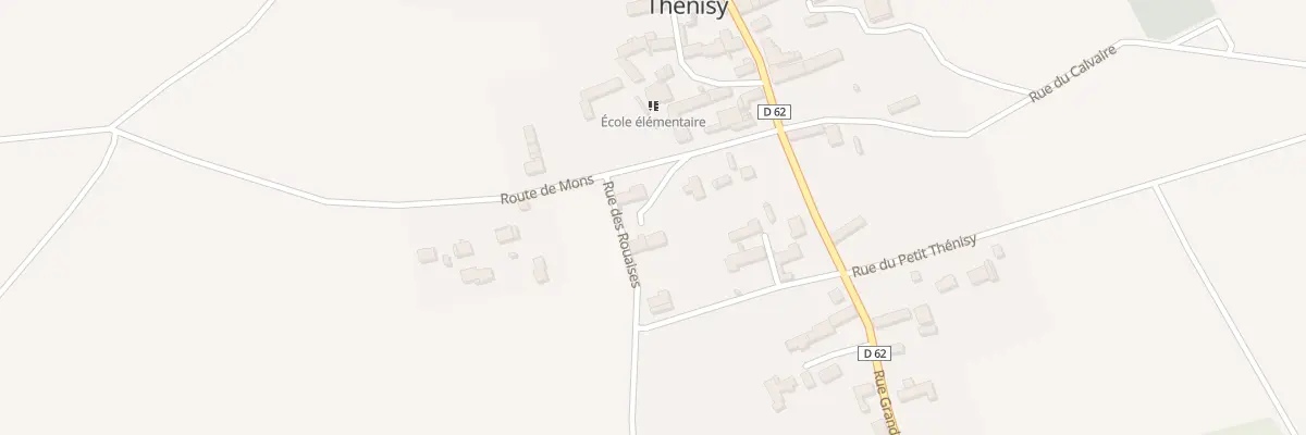 Plan du 5 Rte de Mons à Thénisy