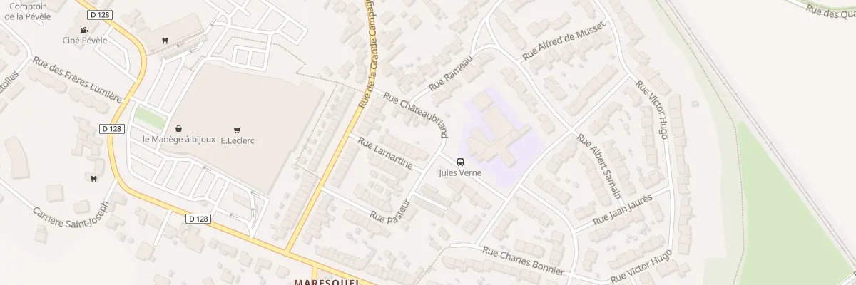Plan du 11 Rue Lamartine à Templeuve-en-Pévèle