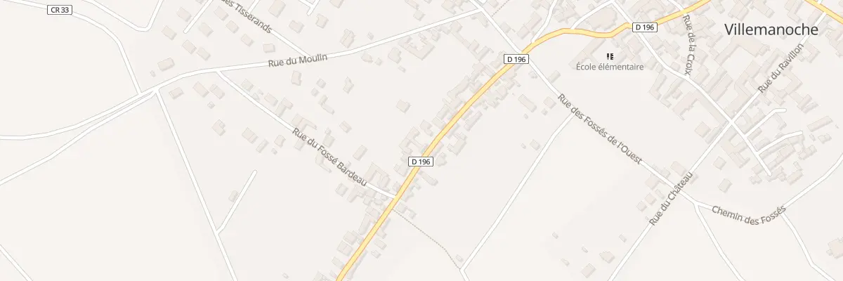 Plan du 36 Rue de la Cave Courteau à Villemanoche