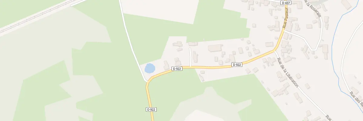 Plan du 24 Rue Jean Mermoz à Abbécourt